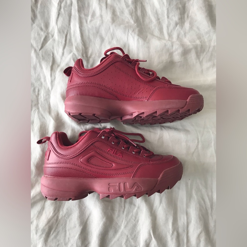 Fila Red/Burgundy Sneakers 9